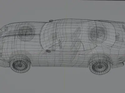 Eliminator V8 Low-poly 3D model