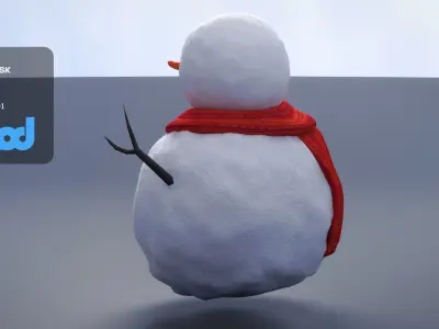 Snowman 3D model order