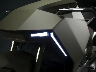 Ducati Zero electric motorcycle concept 3D model