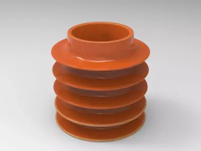 Halo Vase Low-poly 3D model