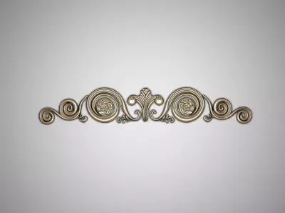 Carved decor 5 3D model