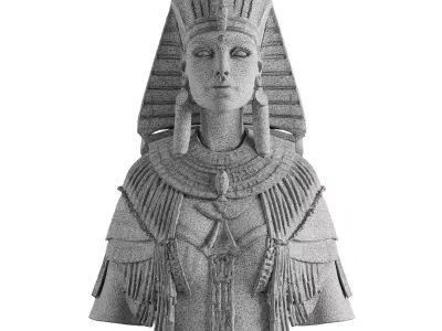 cleopatra statue  3D model
