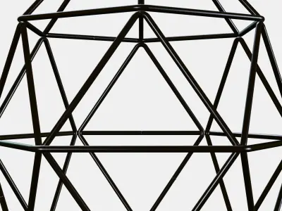 BRUNSTA Pendant lamp shade Low-poly 3D model