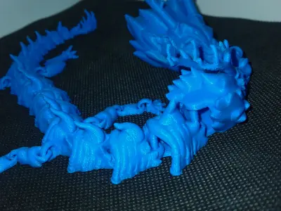 Majestic Eastern Dragon  Articulated Flexi Free 3D print model