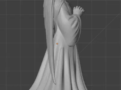 Christmas angel decoration 3D print model