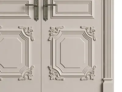 Classic Doors 04 3D model