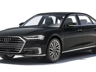 Audi A8L 2018 3D model