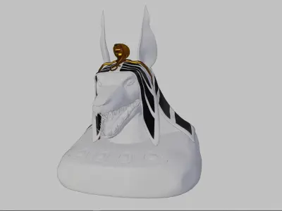 Anubis head 3D model
