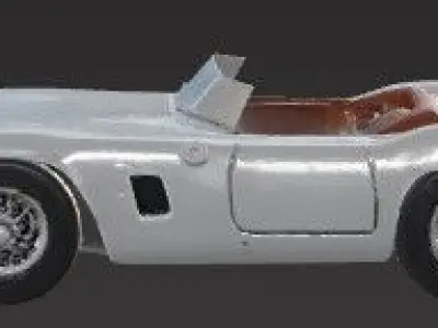 Early Era Luxury Classic Car Highly Detailed 3D Model 3D print model