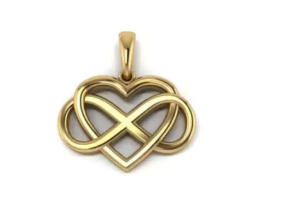 Hearth Infinity  pendant 3D print model