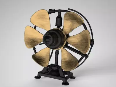 Ornate Vintage Steam Pump 3D print model