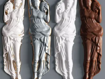 woman plaster 2 3D model