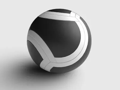 Soccer Ball M01 Low-poly 3D model