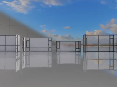 Modern Window Museum 3D model