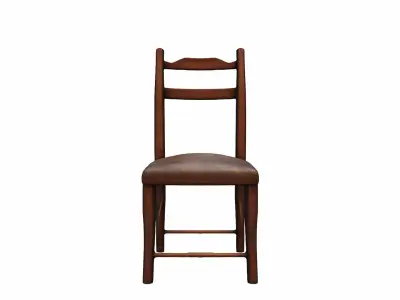 3d Model  Ladderback Chair Isolated On High Render 3D model purchase