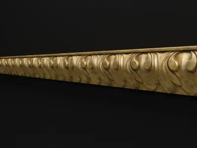 Carved molding 3D model