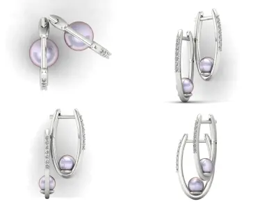 Earrings od63 3D print model