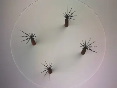 Glass table 3D model