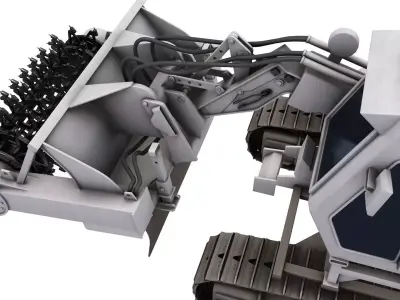 Armtrac 400 Mine Clearance Vehicle 3D model