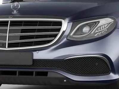 Mercedes E-class T-modell exclusive 2017 3D model