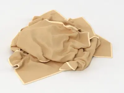 Towel Pile 2 3D model