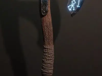 Kratos Leviathan  God of War STL for 3D Printing 3D print model