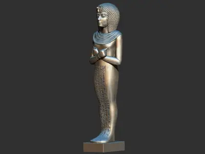 Ushabti of Tutankhamun statue  3d printable model 3D print model