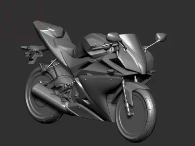 Yamaha Bike 3D print model
