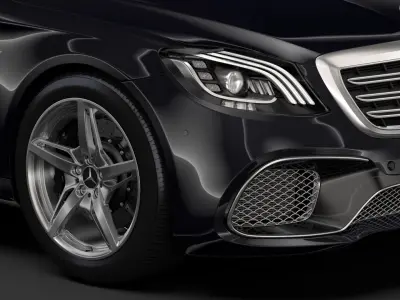 Mercedes AMG S 65 V222 2018 Lang 3D model