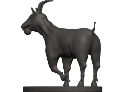 Goat-Goat figurine of goat 3D model