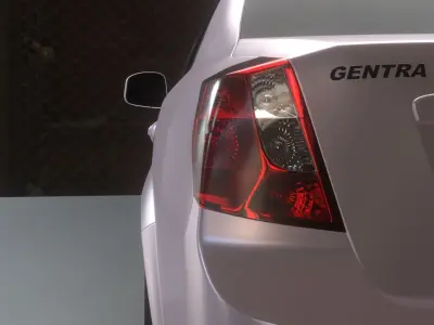 gentra super car new version Low-poly 3D model