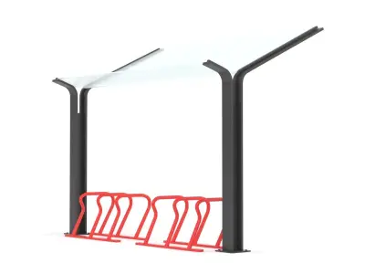 Bike Shelter 3D model