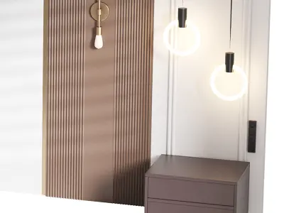 Decorative Wall panel  32 3D model