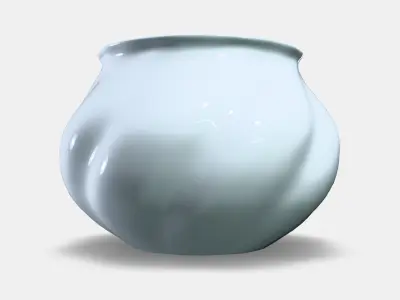 VILJESTARK Vase Low-poly 3D model