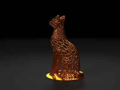 Goddess bastet 3D print model