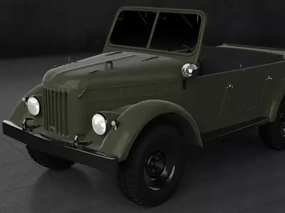 1970 GAZ-69a 3D model