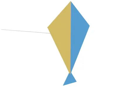 Flying Kite 3D model