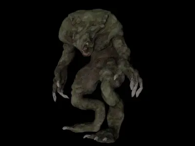 Hunter  Monster 3D model