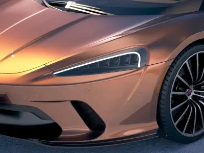 McLaren GT 2020 3D model get