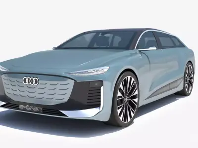 Audi A6 Avant e-tron 2024 3D model