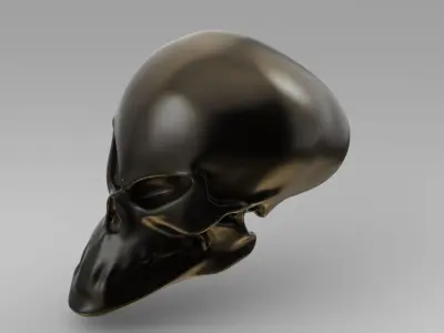 Alien Skull  Free 3D model