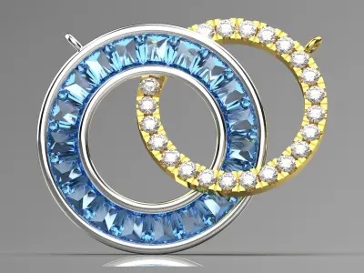 luxury jewelry necklace jp0264 3D print model