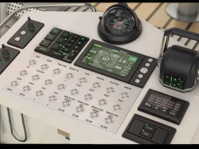 Hanse 675 yacht  3D model