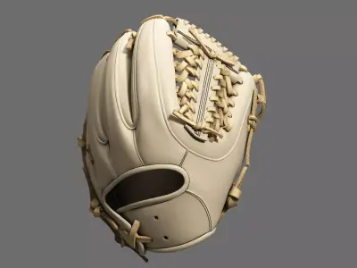 baseball glove a02 3D model