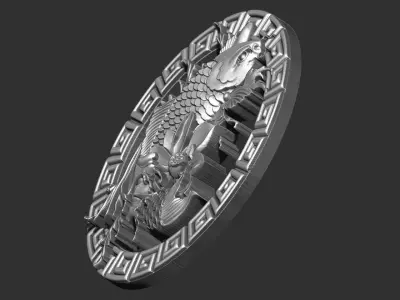 jumping fish 2 3D print model