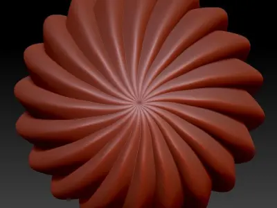 PILLAR SPIRAL CANDLE MOLD VERSION 2 3D print model
