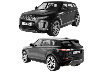 Range Rover Land Rover Evoque BLENDER 3D Model Cycles 3D model