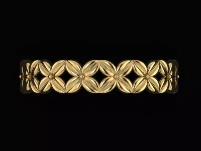 Arabic Tire Ring 3D print model