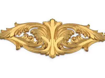 carved classic decorative ornament cnc 3d printing stl 43 3D model