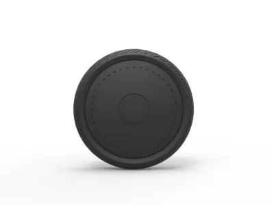  Car wheel 3 3D print model
